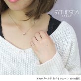 ハワイアンジュエリー ダイヤモンド ピンクゴールド ネックレス ラウンド 14K K14ピンクゴールド 一粒ダイヤモンド 鑑定書付 K10 10Kあずきチェーン太0.7mm ギフトラッピング可能 彼女 妻 女性 レディース プレゼント ハロウィン 【品番：CG-GP104R】