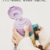 【名入れ可 ラッピング無料】ピーコック 2WAY キッズステンレスボトル APD-W50 予備ストロー付き ギフト