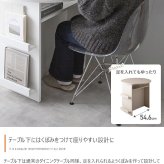 ダイニング家具 ダイニングテーブル ラウンド 丸形 円形 食卓 机 デスク 収納 棚付き コンパクト 省スペース カフェテーブル 丸型 ブックラック マガジンラック 幅72 本 PC 雑誌 来客 食事 作業台 リビング 一人暮らし 1人掛け 2人