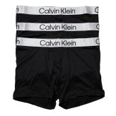 カルバンクライン：MICROFIBER STRETCH CHROMATIC ボクサーパンツ  3PK (ブラック)[ボクサーパンツ/ 男性下着/ メンズインナー/人気ブランド/おすすめギフト/誕生日プレゼント/メンズファッション]