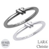 ペアリング 指輪 シルバー925 結び目 ノット モチーフ [ PAIR Label ][ララクリスティー]