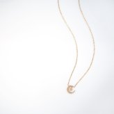 ダイヤモンド ネックレス 0.07ct 三日月 星 月 K10 K18 10K 18K 10金 18金 プラチナ 女性 レディース 誕生日 記念日 プレゼント ギフト 誕生日プレゼント 10代 20代 30代 40代 妻 彼女 スター ムーン ゴールド ホワイトゴールド ピンクゴールド イエローゴールド ダイヤ 揺れる アクセサリー アレルギー対応 金属アレルギー