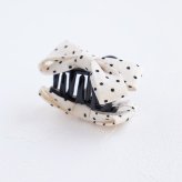 バンスクリップ リボン 小さめ 通販 Rora プチドット ヘアアクセサリー 髪飾り ヘアアレンジ かわいい ドット柄 キッズ 子供用 女の子 ママ 姉妹 リンクコーデ お揃い 上品 カジュアル フォーマル 入学式 卒園式 キッズファッション