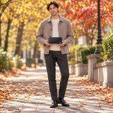 LANVINenBlue ランバンオンブルー ロングウォレット 財布 ウォレット アドニス 長財布  メンズ 普段使い 牛革 レザー
