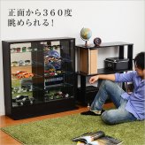 収納家具 ラック コレクション -Luke-ルーク 専用ミラー2枚セット ロータイプ用/深型・浅型共通