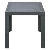 ステラ テーブル 80×140 ブラック(11238) ブラック・ホワイト 2色展開 ガーデンテーブル 屋外 庭 ベランダ テラス アウトドア おしゃれ シンプル 新生活 家具 インテリア 不二貿易