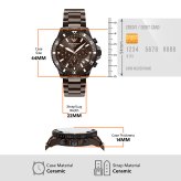 エンポリオアルマーニ EMPORIO ARMANI 腕時計 メンズ ソーラー クロノグラフ セラミック AR70025【2026 新作】