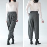パンツ 裏起毛 レディース 通販 長ズボン ズボン カジュアルパンツ ロングパンツ レディースパンツ 裏起毛パンツ ボトムス ウエストゴム あったか あたたかい 防寒 柔らかい はき心地が良い 無地 シンプル 女性 女性用 婦人服 レディースファッション