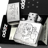 ZIPPO アニメ よふかしのうた 七草ナズナ 鶯餡子 ジッポーライター Season2 シルバー エッチング彫刻 両面加工 可愛い キャラクター かわいい メンズ レディース ギフト プレゼント