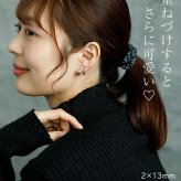 【ジュエリーの町 山梨甲府製】プラチナ フープピアス 細い 小さい PT900 幅2mm×直径10mm アレルギー対応  日本製 品質保証書 おすすめ 片耳 1個 かわいい