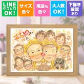 誕生日の贈り物に、一度贈ると、また頼みたくなる似顔絵です。 贈り物 似顔絵 米寿祝い ギフト 名入れ プレゼント 手描き 誕生日 お祝い 長寿 記念日 大人数 孫 ご両親 祖父母 下書き確認 名入れ 修正無料 似てる 実績多数 親孝行 そっくり 88歳 米寿祝い 傘寿 宝物 感謝 クリスマス 長寿祝い ホワイトデー ハロウィン 百寿祝い キレイ サプライズ 喜寿祝い オーダーメイド 披露宴