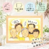 誕生日のお祝いに、似顔絵でサプライズをしてみませんか。 贈り物 似顔絵 百寿 プレゼント ギフト 手描き 名入れ 誕生日 記念日 長寿 白寿 お祝い 大人数 ご両親 孫 祖父母 修正無料 下書き確認 名入れ かわいい 似てる 実績多数 そっくり 宝物 長寿 100歳 百寿祝い 結婚祝い 喜ばれる 感激 二次会 家族 クリスマス 感謝 披露宴 ブライダルギフト サプライズ オーダーメイド 引っ越し