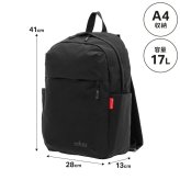 マンハッタンポーテージ リュック Manhattan Portage メンズ レディース 大容量 17L A4 PC 収納 13インチ 撥水 ナイロンタッサー 小さめ 軽量 黒 ブラック リュックサック ナイロンリュック バックパック デイパック ビジネスリュック 通勤 通学 旅行 男女兼用 MP2286BPTS
