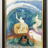 日本製 オディロン ルドン A3 サイズ ポスター アート おしゃれ 絵画 インテリア 北欧 イラスト マット紙 艶消し アートパネル 額 フレーム デザイン 壁掛け ギフト 新築祝い ディスプレイ  速達 送料無料