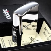 ZIPPO アーマー ジッポ ライター シルバー サイドロゴ入り 鏡面 ミラー仕上げ 金タンク ギフト かっこいい シンプル おしゃれ メンズ プレゼント