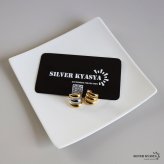 ステンレス ぷっくり 3連イヤーカフ メタルイヤーカフ シンプル ライン 重ね付け風 ゴールド 18KGP ミックス 片耳1点 可愛い プチプラ 耳の穴不要 痛くない レディース 女性 金属アレルギー対応フェイクピアス ノンホール イヤリング