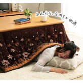 こたつ布団 おしゃれ 省スペース 長方形 ノルディック柄 電気代節約 ふわふわ なめらか 約 180×220cm