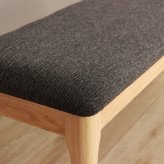 ダイニングベンチ メーベル レッドオーク 天然木 92cm・120cm ナチュラル・ブラウン W92xD35xH44cm / W120xD35xH44cm ベンチ 長椅子 食卓椅子 ダイニング 木製 ナチュラル ブラウン おしゃれ