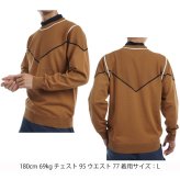トミーヒルフィガー ゴルフ メンズ トリコロールライン クルーネックセーター TOMMY HILFIGER GOLF THMA458 秋冬モデル お誕生日祝い お祝い 記念品 お父さん 父の日 彼氏 男性 30代 40代 50代 60代  還暦祝い 敬老の日 人気プレゼント プレゼント
