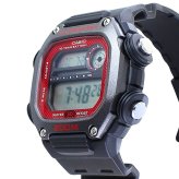 箱なし カシオ 腕時計 メンズ CASIO ブラック レッド デジタル 200m防水 10年電池 ワールドタイム ストップウォッチ タイマー アラーム LEDライト スポーツ アウトドア 海外モデル 逆輸入 誕生日 プレゼント ギフト 成人 卒業 入学