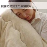 こたつ布団 正方形 無地 フランネル リバーシブル 掛け単品 『17フランIT 抗菌防臭』 約170×170cm（厚掛タイプ）