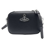 ヴィヴィアンウエストウッド Vivienne Westwood バッグ 斜めがけバッグ アンナ ショルダーバッグ クロスボディ カメラバッグ 48020003U S000D N403 ANNA CROSSBODY BAG レディース ユニセックス BLACK ブラック