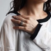 ステンレス 3連リング コネクテッドリング ごつめ ワイド ボリューム シルバー 指輪 重厚感 太め 大きめ 存在感 メタル お洒落 重ね 大人っぽい プチプラ レディース 女性 金属アレルギー対応