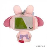 マイメロディ パスケース リール付き かぶりもの ぬいぐるみ風 サンリオ SWIMMER コラボ 定期入れ ICカードケース 小物入れ ポーチ かわいい キャラクター グッズ サンリオ正規ライセンス品