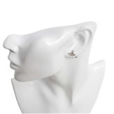 ヴィヴィアンウエストウッド ピアス Vivienne Westwood NANO SOLITAIRE EARRINGS 62010037-02P783 シルバー ローズ
