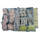 北海道 鶏白湯鍋 セット 冷凍生ラーメン2玉 たれ3袋付き 鍋セット 冷凍 白湯スープ 鍋料理 鶏白湯