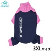 ジウォーク GEWALK 光電子ロンパース 犬服 3XL ネイビー