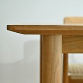 開梱設置無料 ダイニングテーブル 単品 160cm幅 木製 4人用 5人用 6人用 チーク無垢材 角型 コンパクト 机 インテリア おしゃれ ナチュラル 天然木 北欧 カフェ 食卓 モダン 新生活