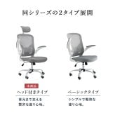 オフィスチェア メッシュ オフィス ヘッドレスト ランバーサポート 跳ね上げ式 アームレスト 可動肘 ロッキング 昇降 回転 キャスター付き ハイバック ワーク 椅子 いす 事務椅子 在宅ワーク テレワーク ブラック グレー 通気性 ポリエステル イス 新生活