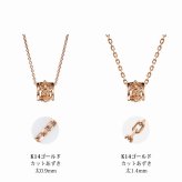 ゴールド ネックレス ハワイアンジュエリー ネックレス ピンクゴールド バレル 樽 ハイビスカス透かし 14K K14ピンクゴールド K10 10Kあずきチェーン太0.7mm ギフトラッピング可能 彼女 妻 女性 レディース プレゼント ハロウィン 【品番：CG-GP106R】