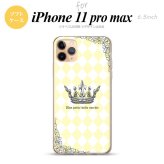 iPhone11ProMax iPhone11pro max スマホケース ソフトケース 王冠 黄 メンズ レディース nk-i11pm-tp1454