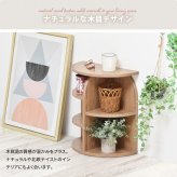 半円サイドテーブル halfle ONST0418 コンソールテーブル 幅40cm 奥行21.5cm 高さ45.5cm サイドテーブル 半円型 壁付け 省スペース 高さ45cm おしゃれ 北欧 韓国インテリア 丸み 木目調 コンパクト ベッドサイド ソフ 新築祝い