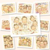 結婚の記念に、笑顔を届ける似顔絵はいかがですか。ラッピング対応で、贈り物として渡しやすい似顔絵です。 サンクスボード ギフト 似顔絵 贈り物 名入れ 手描き プレゼント 結婚 婚礼 結婚式 感謝 挙式 大人数 新郎 新婦 下書き確認 名入れ 修正無料 喜ばれる 一生もの かわいい 実績多数 一生もの 入籍 結婚式 披露宴 二次会 長寿祝い クリスマス お祝いの品 感激 大量注文 節目 喜寿祝い
