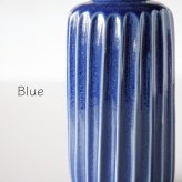 陶器の花瓶 削ぎ ロング S・M・L フラワーベース セン トーツウ｜レッド ブルー パープル｜ おしゃれ かわいい｜北欧 カフェ風 インテリア 一輪挿し 花びん 花器｜ギフト プレゼント 新生活 母の日【TOTU】