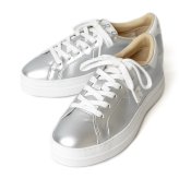 ルコライン スニーカー ルコライン 靴 RUCO LINE RUCO-018SI CALF PU LUX 光沢 シルバー 合皮 無地 ローカット ファスナー無し ルコライン レディース シューズ RUCO LINE ルコラインスニーカー フラットソール 新作 取扱店 京都 母の日