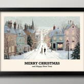 日本製 メリー クリスマス Xmas Christmas サンタクロース ビンテージイラスト A3 サイズ ポスター アート おしゃれ 絵画 インテリア 北欧 イラスト マット紙 艶消し アートパネル 額 フレーム デザイン 壁掛け ギフト 新築祝い ディスプレイ  速達 送料無料