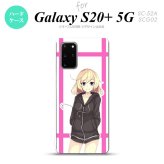 SC-52A SCG02 Galaxy S20+ 5G スマホケース ハードケース 女の子 B ピンク メンズ レディース nk-s20p-1327