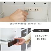 レンジ台 キッチン収納 トースターラック 約 幅 35 高さ 90 隙間収納スリムラックミニ キャスター付き ワゴン ロータイプ ：