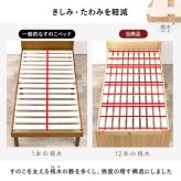 ベッド 寝具 セミダブル 敷き布団対応 ロング丈210cm 2口コンセント 宮棚付 高さ３段階 床下収納 スペース 天然木 耐荷重350kg すのこ おしゃれ １人暮らし 新生活 子ども部屋 進学 入学 単身