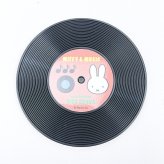 ミッフィー miffy レコードコースター レッド キッチン MIFFY&MUSICシリーズ 日本製