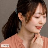 ピアス 金属アレルギー対応 花 モチーフ ハワイアンジュエリー 片耳用 1個売り サージカルステンレス 316L 大ぶり フラワー ピンク ブラック ホワイト 大人 可愛い