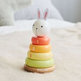 PolarB バニーシリーズ ゆらゆらスタッカー ポーラービー TYPR44289 木のおもちゃ ベビー用知育玩具 ギフト プレゼント 出産祝い