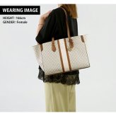 マイケルコース トートバッグ レディース ブランド MICHAEL KORS ベッカ 30R6GQ6T7B-149 VANILLA ACRN