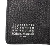 メゾン マルジェラ　Maison Margiela　三つ折り財布　S36UI0416 P4455 T8013　ブラック　レザー　コンパクト財布　ミニウォレット
