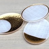 【箔 coval 3枚セット 木箱入り 】【ラッピング・熨斗対応可／桐箱でお届け】【結婚のお祝いに】おしゃれ 誕生日 両親 父 母 夫婦 祖父母 結婚記念日 父の日 母の日 敬老の日 特別 友達 カップル パートナー お揃い 家族 結婚祝い 新築祝い 和モダン 国内生産 内祝い 上品 優美 上司 先輩 後輩 新生活 小皿 まめ皿 ギフト プレゼント