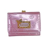 サンリオ クロミ 口金財布 ミニ財布 レディース キャラクター グッズ 二つ折り財布 エナメル 型押し 財布 小銭入れ ウォレット おしゃれ 大人可愛い プレゼント サンリオ正規ライセンス品
